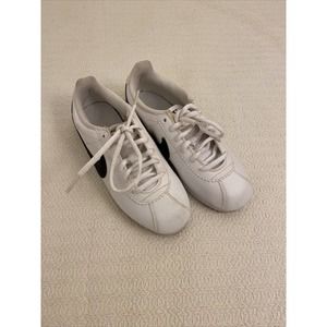 Nike Unisex Cortez Basic 749482-102 White Lace Up Low Top Sneaker Shoes Size 4Y